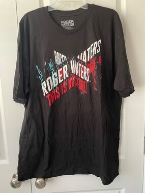 Roger Waters Black Short Sleeve Graphic Tee - This Is Not a Drill